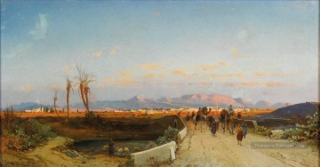 Hermann David Salomon Corrodi œuvres - Nicosie Hermann David Salomon Corrodi paysage orientaliste